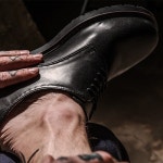 비에스큐티 바이 클래시 BSQT by classy 377 BERN DERBY SHOES VINTAGE BLACK