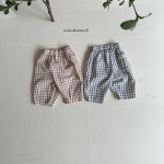 ♬ 이쁘맘- 엄마라면 미앙블룸비)체크7부바지 25여름 V0409 - 이쁘맘