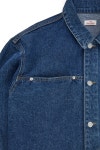 매히딘성 | 러드 - Denim Jacket-Washed Blue