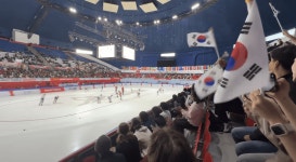 남강월드항공주 | 쇼트트랙 월드투어 한국대표단 경기 참석 및 응원 상세보기|공관 활동 | 주몬트리올 대한민국 총영사관 겸 주국제민간항공기구대표부...