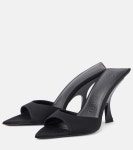 Ester 95 satin mules in black - The Attico | Mytheresa