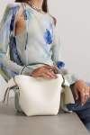 리텐시시 | ACNE STUDIOS Musubi mini knotted leather shoulder bag | NET-A-PORTER