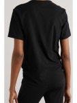 Black Printed cotton-jersey T-shirt | CALVIN KLEIN | NET-A-PORTER