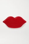 JUDITH LEIBER COUTURE Hot Lips crystal-embellished silver-tone clutch | NET-A-PORTER