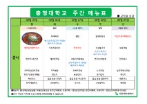 대학생활 > 복지 및 편의시설 > 학교식당 - 충청대학교 홈페이지