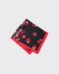 Red/black Double Match Hawaii Printed 90 Silk Scarf | PRADA Double Match Hawaii Printed 90 Silk Scarf