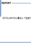 (주)에스와이에스홀딩스 기업분석보고서(NR2) - 기업분석보고서 (주)에스와이에스홀딩스 기업분석보고서(NR2) 기업보고서 기업분석보고서
