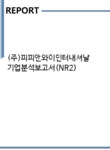 (주)피피앤와이인터내셔날 기업분석보고서(NR2) - 기업분석보고서 (주)피피앤와이인터내셔날 기업분석보고서(NR2)