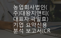 농업회사법인(주)대왕지앤티(대표자:곽일효) 기업 요약신용분석 보고서(CR1)-국문