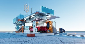 금호주유소 자판기 | Born to Rethink 주유소, The E-STATION The E-STATION