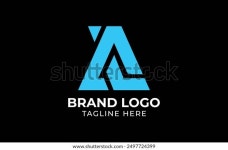 al 또는 la 로고 디자인 벡터 스톡 벡터(로열티 프리) 2497724399 | Shutterstock