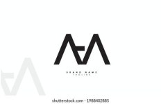 알파벳 문자 YA 또는 AY 이니셜 스톡 벡터(로열티 프리) 2447313321 | Shutterstock