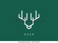 선명사슴농장건강원 | 선명하고 현대적인 Deer 로고 디자인 벡터 스톡 벡터(로열티 프리) 2073134567 | Shutterstock