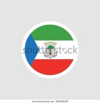 적도 기니의 깃발 중앙에 면나무가 있는 스톡 벡터(로열티 프리) 2403698189 | Shutterstock