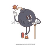 펑키 한 얼굴과 행복 한 미소, 스톡 벡터(로열티 프리) 2465071315 | Shutterstock