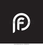 초기 문자 로고 pf, fp, f 스톡 벡터(로열티 프리) 581061361 | Shutterstock