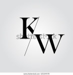 Kw Logo 스톡 벡터(로열티 프리) 621654578 | Shutterstock
