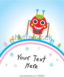 Merry Xmas Robot 스톡 벡터(로열티 프리) 56333923 | Shutterstock