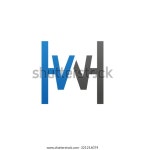 Wh Hw Initial Company H Square 스톡 벡터(로열티 프리) 321216074 | Shutterstock
