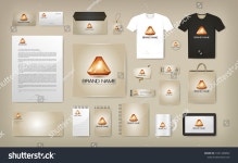 회사 Visual Identity Mock Up/ 로고, 스톡 벡터(로열티 프리) 1041498892 | Shutterstock