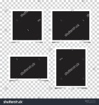 빈 사진 프레임 세트입니다.벡터 그림 스톡 벡터(로열티 프리) 1496423366 | Shutterstock