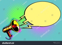 Megaphone Announcement Advertising Pop Art Retro 스톡 벡터(로열티 프리) 1565883493 | Shutterstock