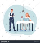 카페프리오더(CAFE FREE ORDER) | Restaurant Cafe Ordering Scene Woman Character 스톡 벡터(로열티 프리) 1583542216 | Shutterstock