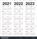 2021년 2022023년 달력 벡터 디자인 템플릿, 스톡 벡터(로열티 프리) 1847743966 | Shutterstock
