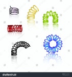 개인화물1865 | Set Colorful 3d Springs Vector Illustration 스톡 벡터(로열티 프리) 186509495 | Shutterstock