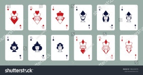 퀸&킹인셀덤 | 킹, 퀸, 잭하트, 스페이드, 클럽 및 스톡 벡터(로열티 프리) 1986344078 | Shutterstock