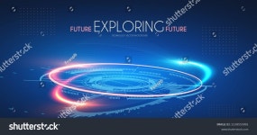 시스템 테크노 스크린 요소와 조명 효과를 스톡 벡터(로열티 프리) 2139555991 | Shutterstock