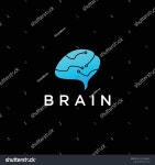 주식회사 뉴론웍스 | 브레인 로고 뉴론 플랫 벡터 스톡 벡터(로열티 프리) 2233946609 | Shutterstock