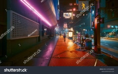 파리 프랑스 1207 2022 3D의 사이버펑크 스톡 일러스트 2235568849 | Shutterstock
