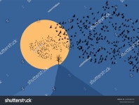 가을 이동에 관한 이 3차원 그림에서 스톡 벡터(로열티 프리) 2276546539 | Shutterstock