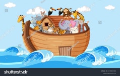 노아의 동물 삽화 스톡 벡터(로열티 프리) 2278407283 | Shutterstock