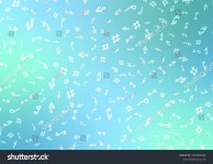 무작위 음악 노트 노래 멜로디 블루 스톡 벡터(로열티 프리) 2294839595 | Shutterstock
