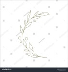 나뭇잎과 열매가 있는 우아한 곡선 나무 스톡 벡터(로열티 프리) 2473535397 | Shutterstock