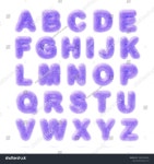 3d Purple Fluffy Alphabet Hairy Texture 스톡 일러스트 2583139329 | Shutterstock