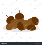 도토리 벡터 일러스트 스톡 벡터(로열티 프리) 2679216901 | Shutterstock