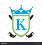 골프 클럽 로고는 문자 K 벡터 스톡 벡터(로열티 프리) 2679990475 | Shutterstock
