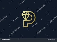 이니셜 레터 P 다이아몬드 쥬얼리 로고, 스톡 벡터(로열티 프리) 2759001841 | Shutterstock