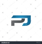 Pj Company Linked Letter Logo Blue 스톡 벡터(로열티 프리) 329891927 | Shutterstock