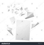 하늘을 나는 백지 스톡 벡터(로열티 프리) 367611191 | Shutterstock