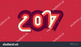 2017-03-0166 | New Year 2017 스톡 벡터(로열티 프리) 516621133 | Shutterstock