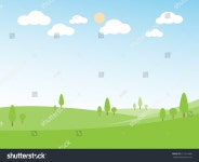 구름언덕&KANGSHIMJANG | 푸른 언덕 풍경, 언덕 나무 구름과 스톡 벡터(로열티 프리) 611315966 | Shutterstock