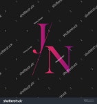 지앤by수현(JIEN by Suhyun) | Jn Logo 스톡 벡터(로열티 프리) 624906128 | Shutterstock