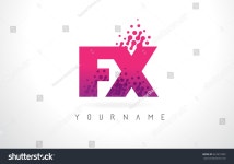 에프엑스F수학전문학원 | FX F X Letter 로고(분홍색 문자 스톡 벡터(로열티 프리) 657619387 | Shutterstock