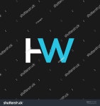 Hw H W Letter Based Initial 스톡 벡터(로열티 프리) 785278903 | Shutterstock