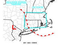Storm Prediction Center Mesoscale Discussion 884