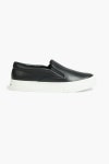 Black Leather slip-on sneakers | Sale up to 70% off | THE OUTNET | EMPORIO ARMANI | THE OUTNET